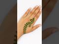 New Trendy Back Hand Mehndi Design 💫 #mehndi #henna #letestmehndi #mehndidesign