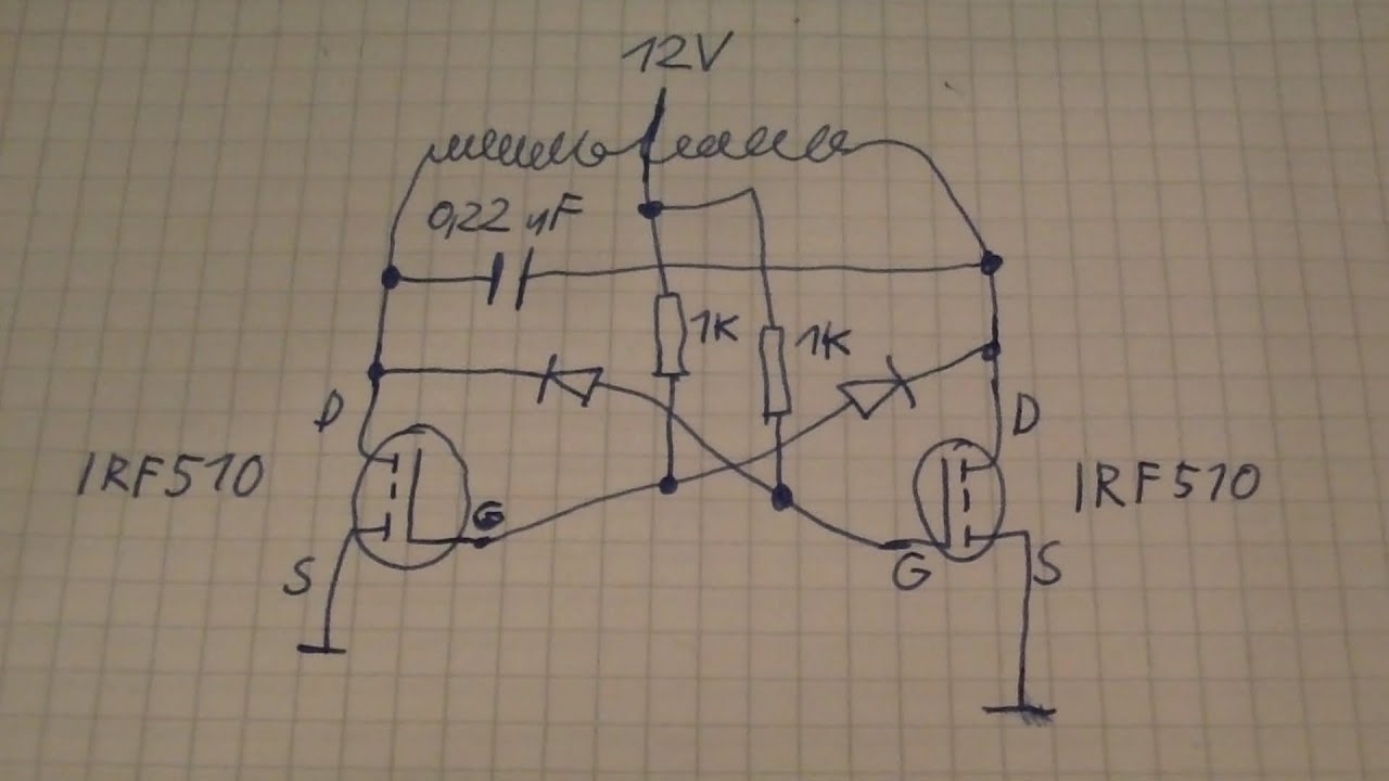 flip t flop transistor Mosfet Kippschaltung Multivibrator Astabiler mit flip t flop transistor Mosfet Kippschaltung Multivibrator Astabiler mit