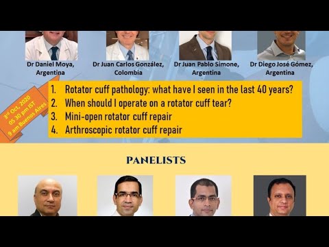 Rotator cuff tears | Dr Moya | Dr Gonzalez | Dr Simone | Dr Gomez | Mr RK Pandey | Dr V Pandey