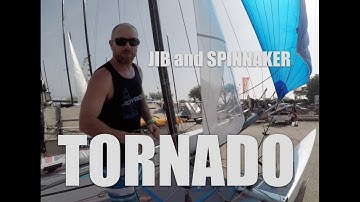 Tornado Catamaran Jib and Spinnaker system