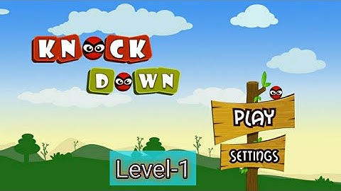 KNOCK DOWN || Angry Birds|| Level:- 1 || Rough Gaming Official||