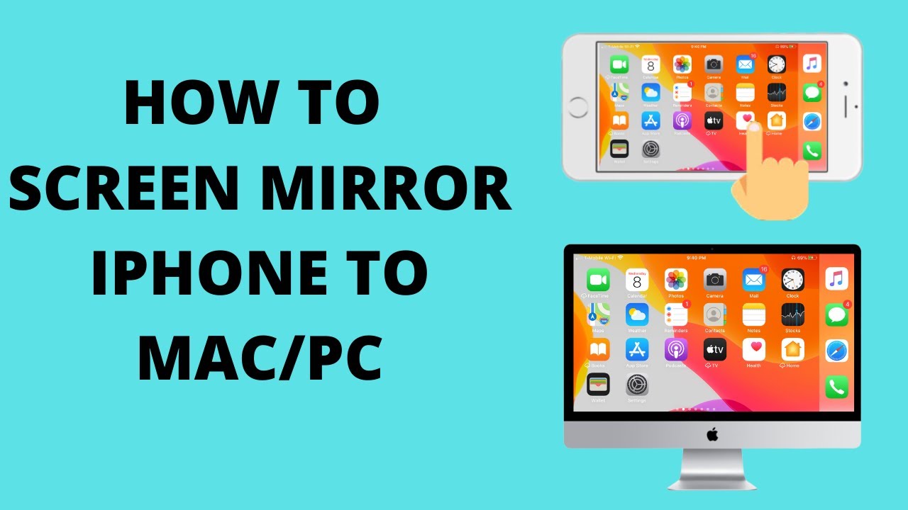 How To Screen Mirror your iPhone to your MAC or PC for FREE YouTube