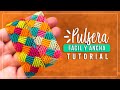 Cómo hacer pulsera de hilo fácil y ancha #18✨ Paso a Paso | DIY Macrame Friendship Bracelet