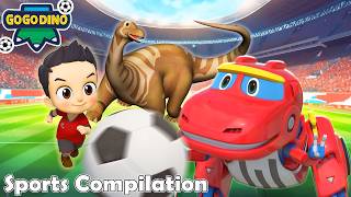 The Dino Cup | FIFIA World Cup with GOGODINO🏆Athletic dinosaurs🦖⚡ | Cartoon | Dinosaur | WorldCup