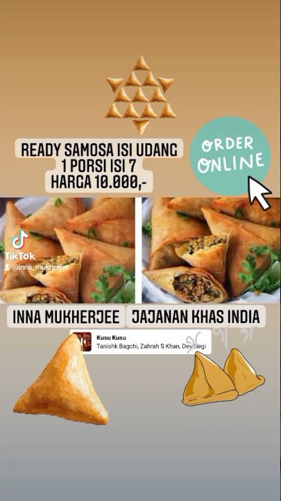ORDER ONLINE SAMOSA - MAKANAN KHAS INDIA