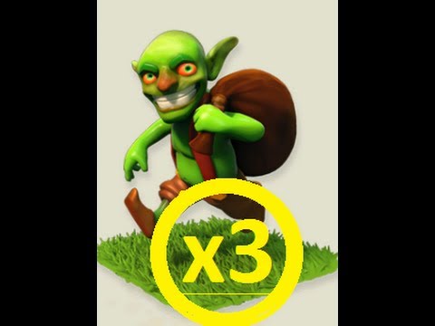Stole 260k with 3 goblins!  - Clash of Clans
