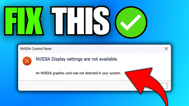 How To Fix Graphics Card Not Detected in Windows 11 (Laptop & PC)
