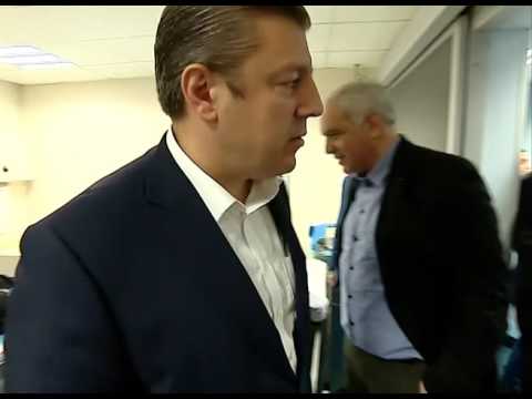 პრემიერმა დაშავებული პოლიციელი მოინახულა