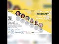 Conversatorio: “El Estado de la Democracia en América Latina y el Mundo”