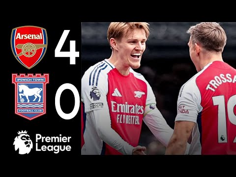 🔴 Arsenal vs Ipswich town 4-0 | Highlights & Goals | Premier League 2025