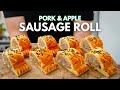 Pork  apple sausage roll recipe  how to make tutorial