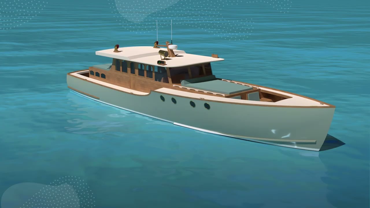 Презентация итогового проекта выпускников курса яхт-дизайна Landing School 2025 года