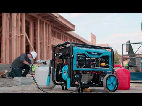 Pulsar PG12000B Dual Fuel Gasoline/Propane Powered Electric/Recoil Start Portable Generator