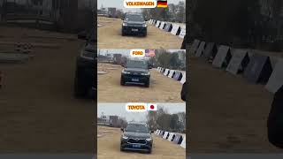 Challenge Volkswagen vs Ford vs Toyota🔥#viral #trending #viralvideo #shorts