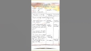 Micro lesson plan - Skill of introducing a lesson - Friction