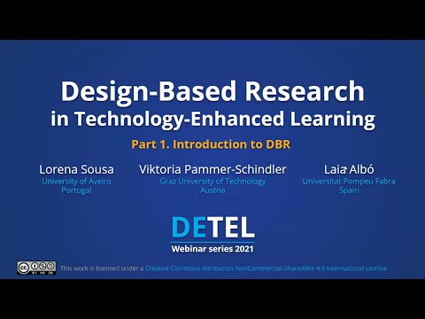 Design Based Research in Technology Enhanced Learning - part 1