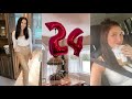 24th BIRTHDAY VLOG!  celebrating, opening gifts