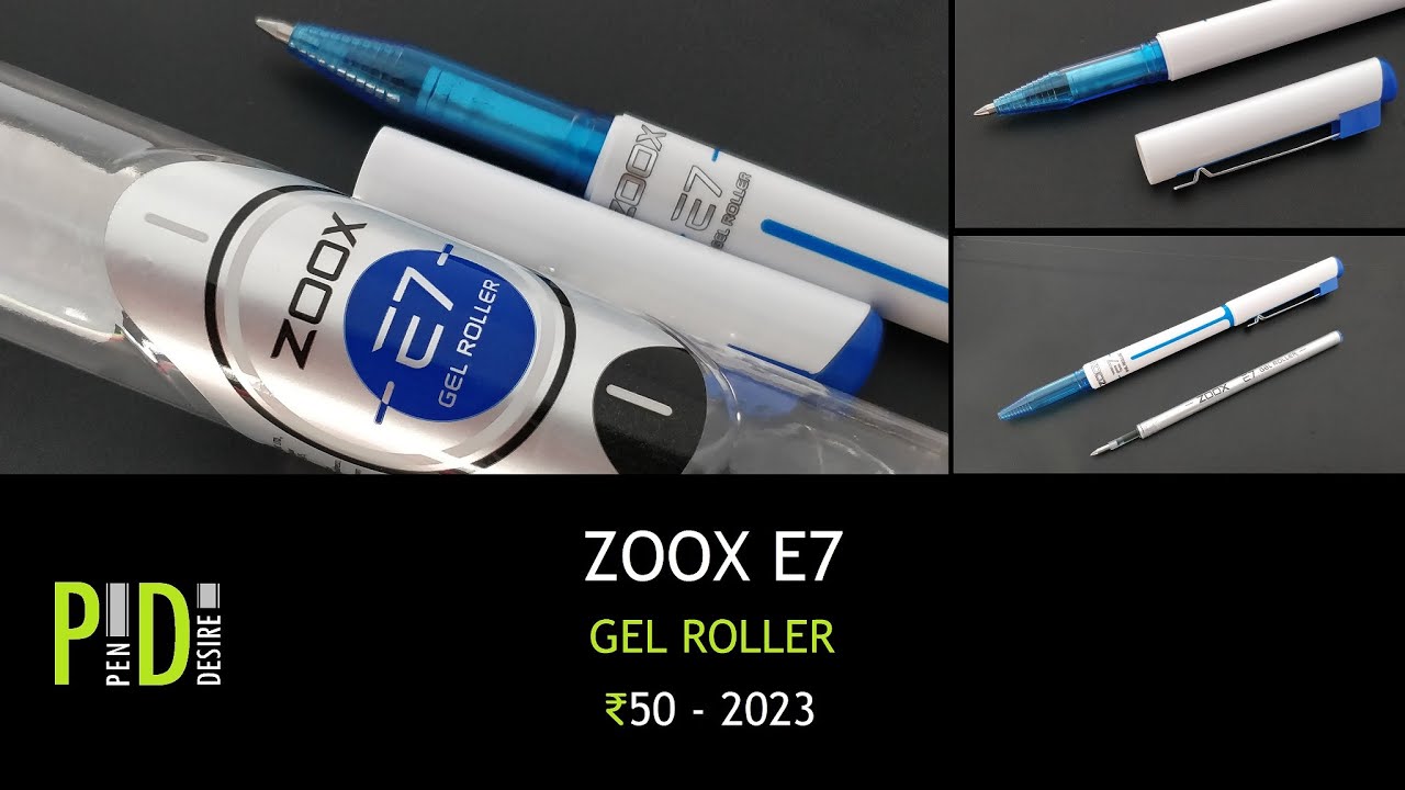 ZOOX E7 Gel Roller an INR 50 Pen 595 YouTube
