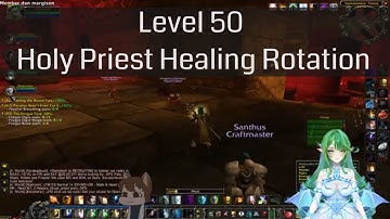 Level 50 Holy Priest Healing Rotation (Turtle WoW Dungeons)