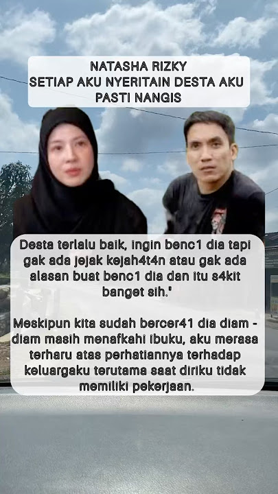 Natasha rizky nangisin desta