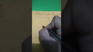 learn to draw with numbers 1 to 10