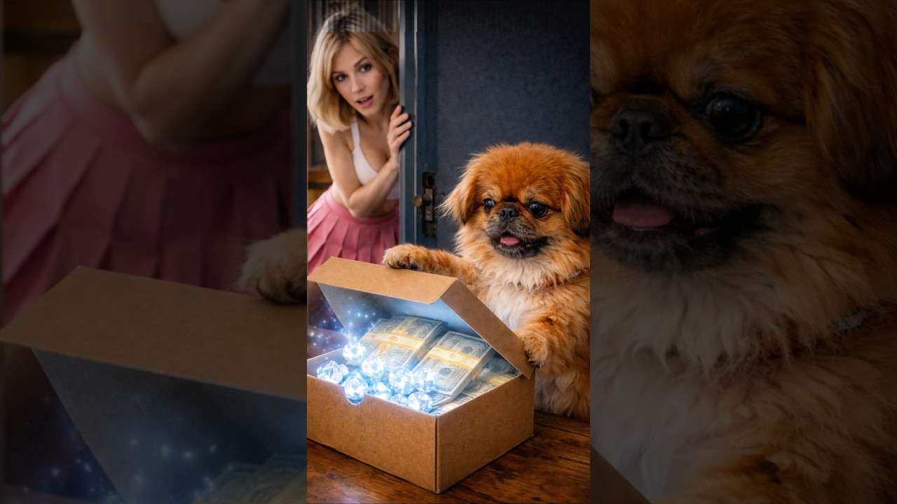 Собачка Открывает Секретную Коробку 