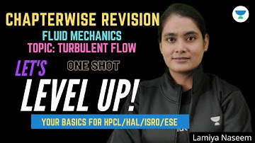 Target #HPCL_2021 | Chapterwise Revision | Fluid Mechanics | Turbulent Flow | Lamiya Naseem