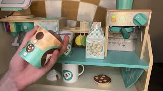 asmr | melissa & doug wooden cafe barista coffee shop ☕