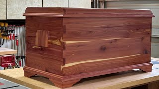 Making a Cedar Blanket Chest with Large Box Joints