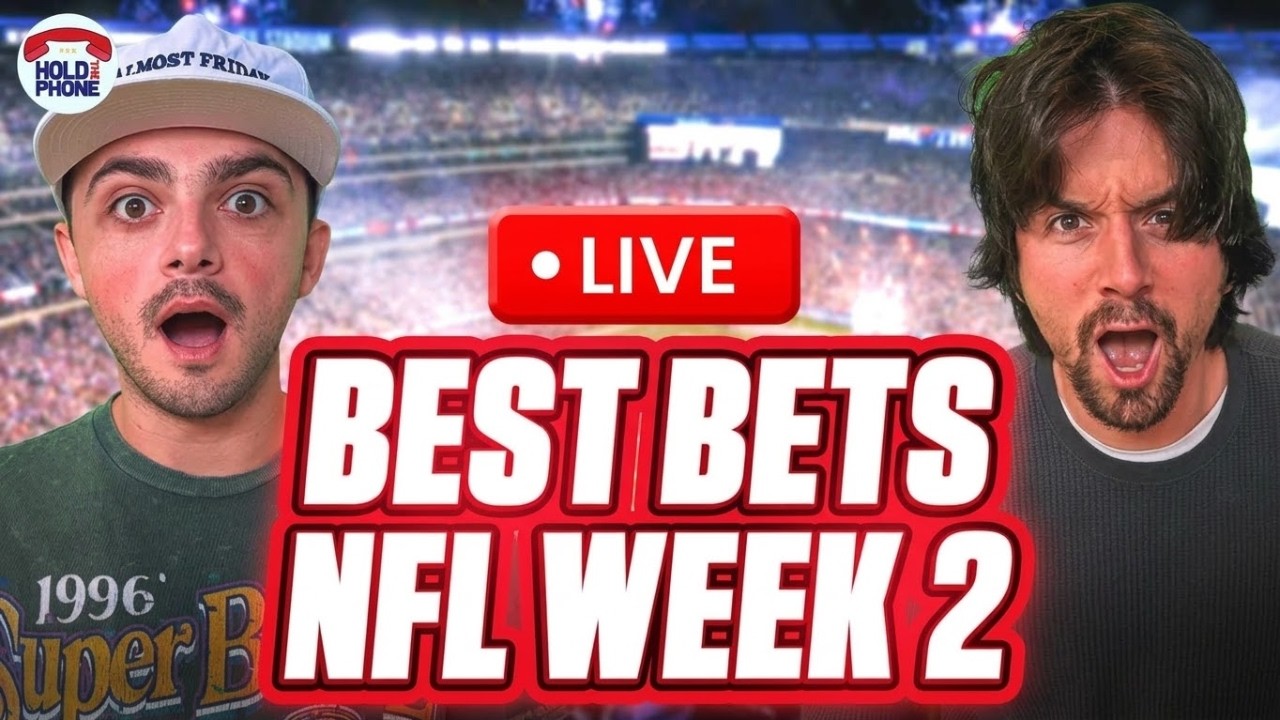 NFL Week 2 LIVE: Best Bets, Subscribers Call-In & $500 Parlay Giveaway!