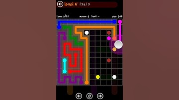 Flow Free 12X12 Jumbo Pack walkthrough level 5