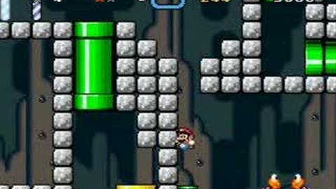 Super Mario World Custom Level: Mysterious Ice Cave