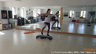 JAM 29 Lektion FunTone Cardio März 2020 Teil1 Warm up