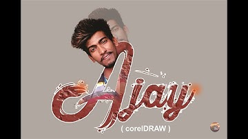 Letter Portrait  ( corelDRAW ) Editing Tutorial