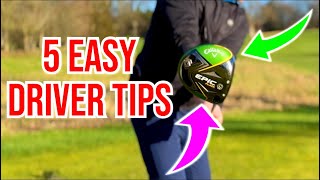 5 Driver Tips For Longer & Straighter Drives