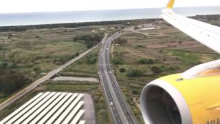 Landing #Barcelona Airport A320 motores IAE - 4K #UHD