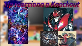 Tfp reacciona a Knockout My Au (❤️🤍Knockout x Breakdown 💙🧡) Transformers RID 2015 (Wildbreak)