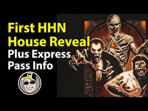 First 2022 HHN House REVEALED | HHN Express Pass Info | Halloween