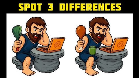 Genius can spot three differences: Find 3 Differences 