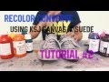 #2 TUTORIAL Recoloring (converse) using KSJ canvas x suede dye