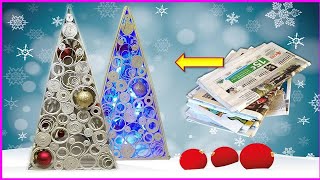 christmas Decorations With Newspaper Christmas Crafts