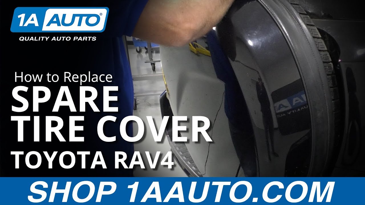 How To Replace Spare Tire Cover 05-15 Toyota Rav4
