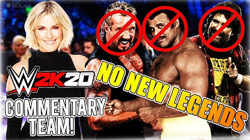 WWE 2K20 NEWS: NO NEW LEGENDS ON THE ROSTER & RENEE YOUNG COMMENTARY