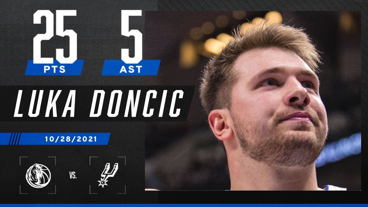 Luka Doncic's 25 PTS lead Mavs to W vs. Spurs