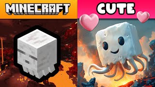 All Minecraft MOBS SUPER CUTE and ADORABLE Version !