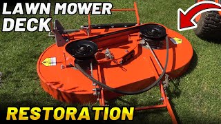 LAWNMOWER CUTTING DECK RESTORATION by Machinery Restorer 45,374 views 2 years ago 18 minutes