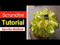 Learn to Make Scrunchie like a Pro || Burrito Method Scrunchie || Easy Hair Band