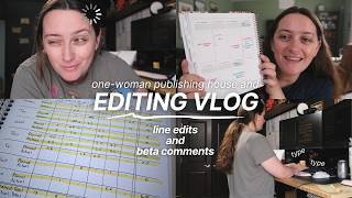 Author Life Breakthrough, Line Edits, and Beta Reader Comments || A delightful editing vlog!