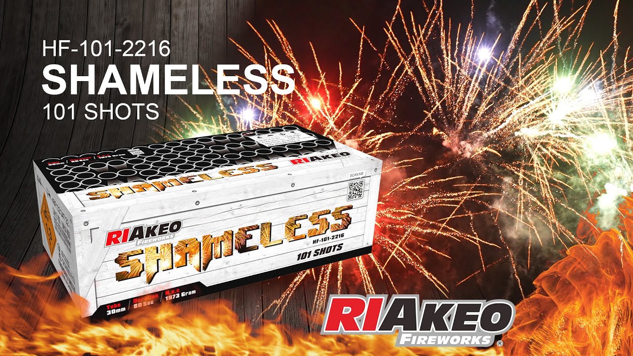 SHAMELESS  HF-101-2216  30mm | RIAKEO FIREWORKS