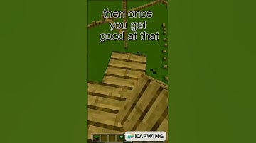 HOW TO ICY BRIDGE IN MINECRAFT MCPE WITH NEW TOUCH CONTROLS #dream #shorts #bridge #tellybridge